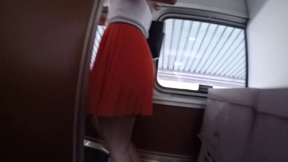 Blonde Alyssa Cole Loves Hard Cock On The Train