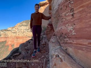  Stella Sedona  Girl Gets Caught By Climbers While Getting A Dangerous Facial PornHub-4