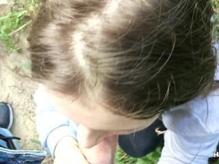 Hi Youth - Russian Slut Make Blowjob Outdoor after University - hiyouth - Cute-5