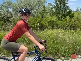 [GetFreeDays.com] Sexy cyclist gives husband a public blowjob before getting unprotected creampie from lucky hiker Sex Film May 2023-0