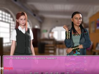 [GetFreeDays.com] SUMMER IN THE CITY 5  Lesbian Visual Novel Gameplay HD Sex Clip December 2022-4