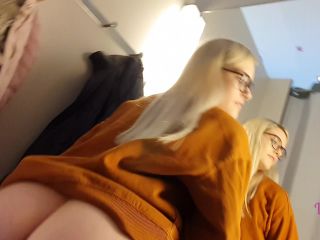 LovlyLuna - Cute Teen Public Amateur Blowjob at H&M  | lovlyluna | blonde solo babes hd-1