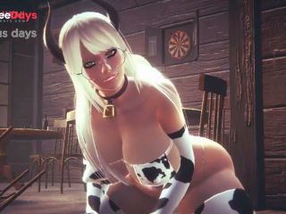 [GetFreeDays.com] Slutty Blonde With Huge Tits Dresses Up Like A Cow And Rides You Fantasy Cosplay Sex Video February 2023-7