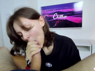 Pornhub, hiyouth: Cum In The Mouth Or On Face? She Chose Both 12-08-2022 - Role play-2