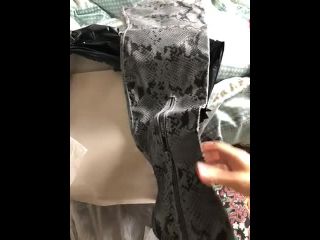 Fetish Nikki Fetishnikki - opening my latest parcel from my slave face he does spoil his goddess rotten 30-07-2018-5