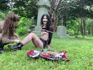 online video 20 Lydia Black – Goth Girl Caughtused in the Graveyard - fetish - black porn porn tiny blacked-6