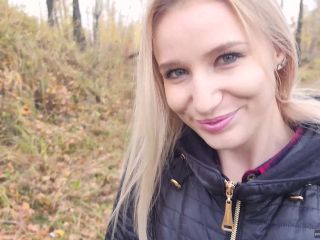 My Teen Stepsister Loves To Fuck And Swallow Cum Outdoors.  POV-0