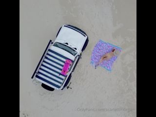 Scarlett Morgan Scarlettmorgan - aussie babe caught masturbating on the beach from a drone imagine youre just flying 02-01-2021-5