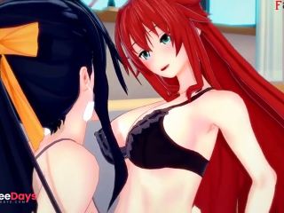 [GetFreeDays.com] Rias and Akeno asking me for sex and  HS DXD NTR Madness 3 Full 1hr Movie on Patreon Fantasyking3 Sex Stream January 2023-4