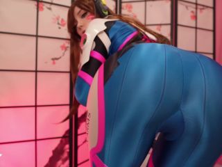 Sweetie Fox - Minx Cosplay D.Va, Overwatch Ass Fucks-0