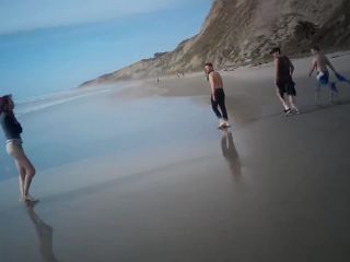 Two nudist friends recorded on scarce naked beach-8