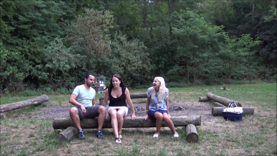 xxx clip 19 Picnic finished with group sex - public blowjob - fetish porn hardcore femdom