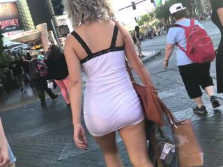 CandidCreeps 884 Dress Too Short in Public Ass Hanging Out Bo-7