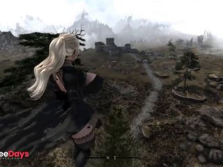 [GetFreeDays.com] Hot Blonde Giantess grows ever larger - Skyrim Giantess Sex Stream January 2023-5