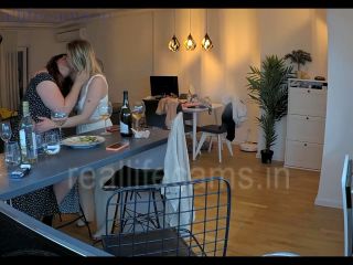 Reallifecam - Guest Girls Lick Each Other And Kiss In Kitchen On The Table 08.06.2024 10.06.2024 - Amateur-1