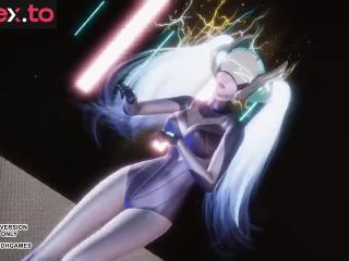 [GetFreeDays.com] MMD INTERGALACTIA - IA GLOWB Dj Sona Hot Dance League of Legends Uncensored Porn Stream July 2023-4