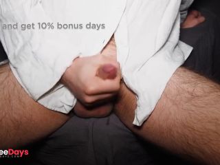 [GetFreeDays.com] Young handsome man watches porn and masturbates at night Sex Clip June 2023-6