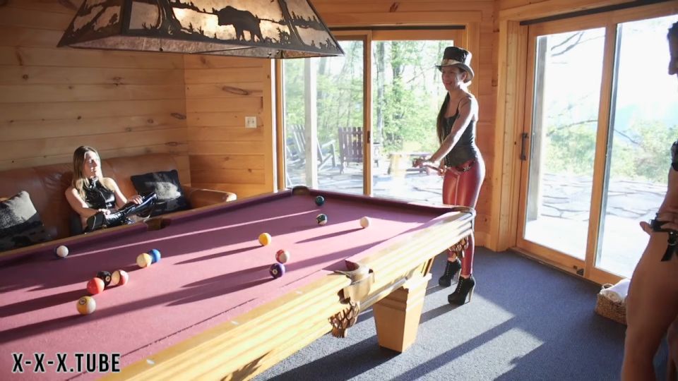 Lora Cross Pool Table Sex Domme Turned Slut  Lora Cross   femaledomination