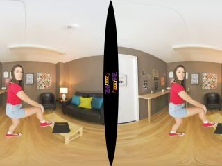 Tiny Tits VR 3D Teen Loses Her Knickers In The Coffee Shop-1