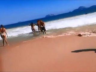 Firm young ass voyeured on a beach  720-5