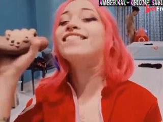 [GetFreeDays.com] SAKURA FROM NARUTO COSPLAY FUCKING Cut Version ft. Amber Kai Sex Leak January 2023-5