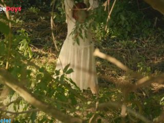 [GetFreeDays.com] He looks at her in the forest and they make love against a tree. Voyeur and exhibitionist Porn Film May 2023-0