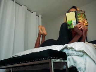 online clip 35 black lesbian milf ebony porn | Goddess Vida - Little Black Leather Dress ans Foot Worship Ignore Session | female-5