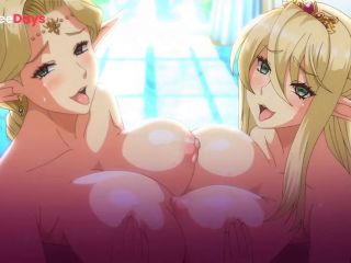 [GetFreeDays.com] Elves get a big dick human to procreate - Hentai Kyonyuu Elf Ep. 1 Porn Stream April 2023-9