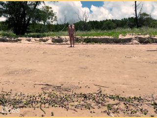 WifeyDoesHot MILF plays nude beach football Enjoy-9