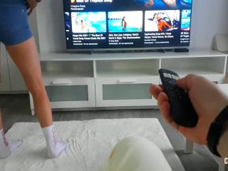 [GetFreeDays.com] My Stepsis ask for a Handjob she is Jealous of the TV handjob caption porn-2