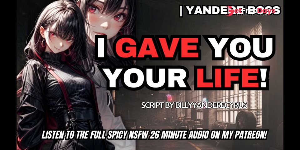 [GetFreeDays.com] Your Yandere Boss Ruins Your Life and then Makes You Hers  ASMR Erotic Roleplay Porn Leak March 2023