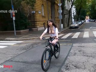 [GetFreeDays.com] I flash my pussy and tits while riding a bike through the streets of Budapest - DOLLSCULT Porn Video May 2023-2