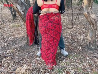 [GetFreeDays.com] Horny Indian Housewife Cheating with Friend - Giving Deep Throat in Outdoor - Saree Sex Porn Film January 2023-6