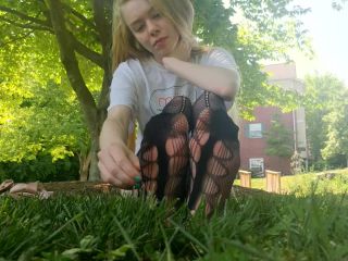 OGFeet - Sativa Skies - Outdoor Fish Net - femdom - femdom porn angelina castro femdom-6