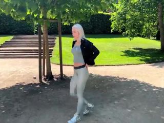 xxx video clip 13 nathalie hardcore CandyXS - Schwanzbeschauung im Park - In Cameltoe Leggings hart gefickt, german porn on german porn-0