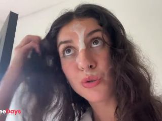 [GetFreeDays.com] Eating pizza with cum on my face in a public cafe Adult Stream October 2022-3