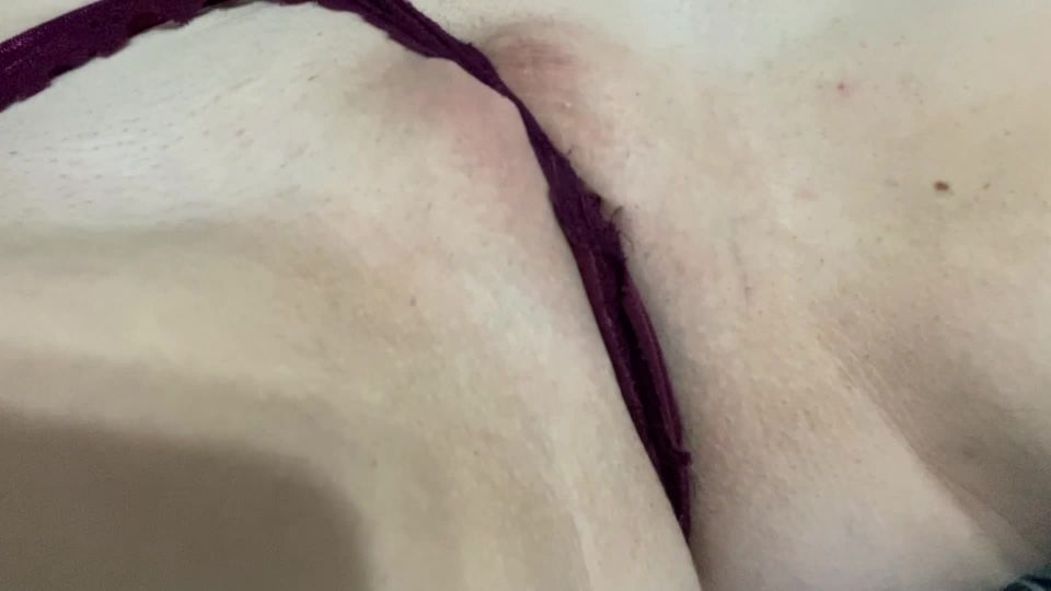 Finger Fucking My Freshly Shaved Pussy - Huge tits