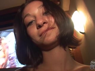 One Hot Girl Dildo Masturbating On The Tour Bus With Closeups bigtits bus Areana-0