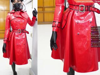 [GetFreeDays.com] Red Latex Coat Stream big ass latex porn-1