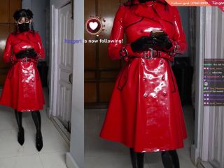 [GetFreeDays.com] Red Latex Coat Stream big ass latex porn-2