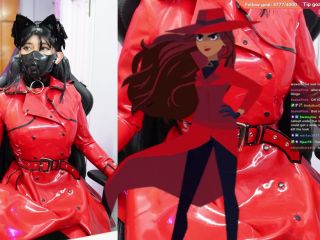 [GetFreeDays.com] Red Latex Coat Stream big ass latex porn-3