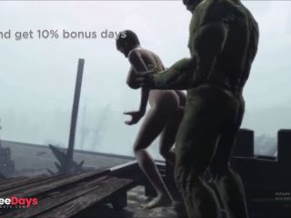 [GetFreeDays.com] Curie Ass Fucked Outdoors on Roof  Fallout 4 Far Harbor Porn Clip April 2023-2