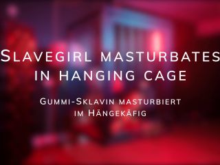 [GetFreeDays.com] Slavegirl masturbates in hanging cage gyno  porn featbberpervs angela white latex porn-0