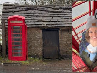 Cumming Hard In Public Red Telephone Box With Lush Remote Controlled Vibrator In English Countryside 1080p-0