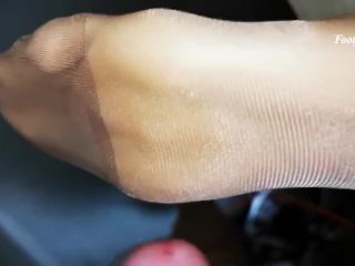 Cum On Sexy Coffee Nylon Foot Model – Pantyhose Nylon Fetish Paradise - [Feet porn]-7