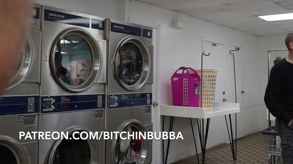 Public Laundromat In A Sideboob Shirt