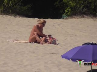 Wet and hot nude teens tanning outdoors  3-2