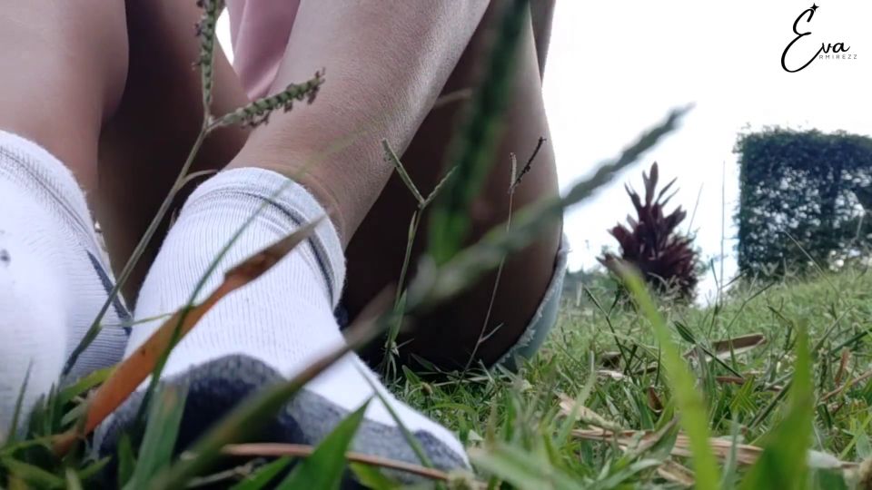 Cum Twice On My Feet (Amateur Outdoor Video