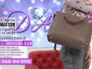 Teleshopping with huge nip slip in  Italy-3