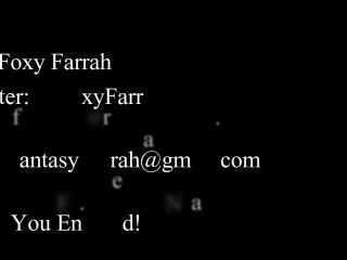 Foxy Farrah – Right into Your Mouth - Masturbation-9